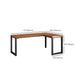 Industrial Solid Wood Writing Desk L-Shape Office Desk with Metal Legs Clearhalo 'furn' 'furn_office_desk' 'Furniture' 'Office Desks' 'Office Furniture' 'office_desk' 1200x1200_60ce9ee6-6207-4ebb-afe8-9b4b37d4e40e