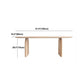 Modern Solid Wood Top Oval Dinette Table Wood Base Dining Table for Living Room Clearhalo 'Dining Tables & Seating' 'Dining Tables' 'dining_table' 'furn' 'furn_dining_table' 'Furniture' 'furniture_dining_table' 'Kitchen & Dining Furniture' 1200x1200_60cf01f4-1d0f-458d-91ee-7062b0b98d94