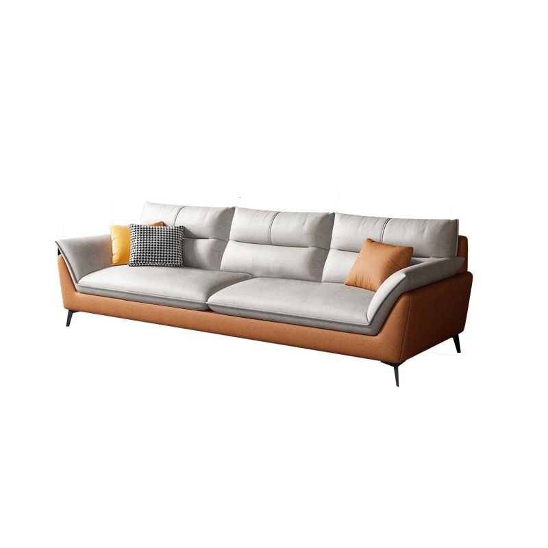 34.65" H Scandinavian Standard Pillow Top Arm Sofa With Biscuit Back Clearhalo 'furn' 'furn_sofas' 'Furniture' 'furniture_sofas' 'kitchen' 'kitchen_sofas' 'Living Room Furniture' 'Sofa' 'sofas' 1200x1200_60cf4333-5070-43e2-bf91-574deaf13b17