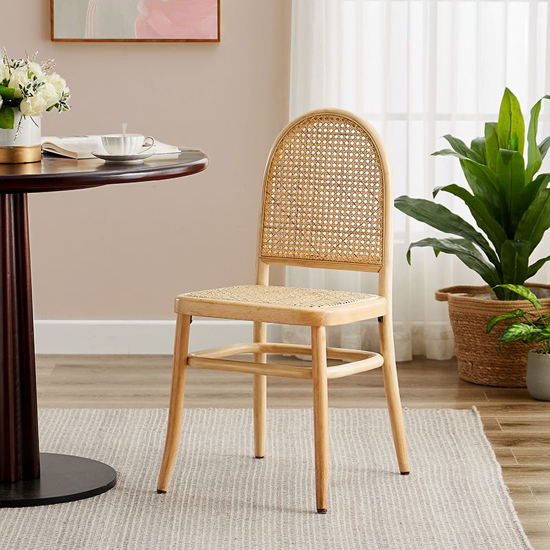 Traditional Wood Dining Armless Chair Open Back Dining Side Chair for Restaurant Use Clearhalo ' kitchen&dining_furn' 'Dining Chairs' 'Dining Tables & Seating' 'dining_chair' 'furn' 'furn_dining_chair' 'Furniture' 'furniture_dining_chair' 'Kitchen & Dining Furniture' 'kitchen' 1200x1200_60cf8800-5ceb-4115-9517-ae37a6caa11a