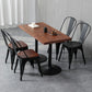 Industrial Dining Room Table Pine Solid Wood Table with Metal Base for Home Kitchen Dinner Clearhalo ' dining_table' 'Dining Tables & Seating' 'Dining Tables' 'furn' 'furn_dining_table' 'Furniture' 'furniture_dining_table' 'Kitchen & Dining Furniture' 'kitchen&dining_furn' 'kitchen' 'kitchen_dining_table' 1200x1200_60cff6ec-8052-4256-b4bd-eaee285a470a