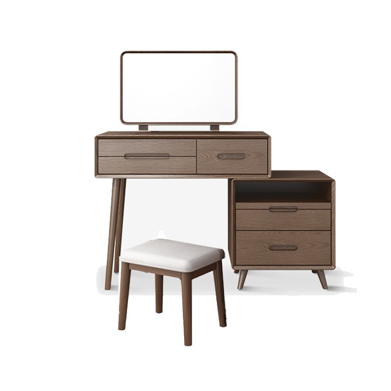 Trucco in legno massiccio vanity da scrivania per il trucco vanity set di vanity con cassetto