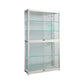White Display Stand Modern Curio Cabinet with Glass Locking Door Clearhalo 'Display & China Cabinets' 'display_china_cabinets' 'furn' 'furn_display_china_cabinets' 'Furniture' 'Kitchen & Dining Furniture' 1200x1200_60d311a3-7510-4888-ac07-e822abcc9597