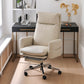 Silla moderna de gerente de brazos fijos Silla ajustable en altura con ruedas