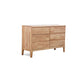 Modern Natural Rectangle Accent Chest with Drawers in Rubberwood Clearhalo 'Cabinets & Chests' 'cabinets_chests' 'furn' 'furn_cabinets_chests' 'Furniture' 'Living Room Furniture' 1200x1200_60d36496-1641-4b09-b5a4-34e6babc4e92