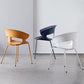 Modern Open Back Side Chair Plastic Indoor Arm Chair for Dining Room