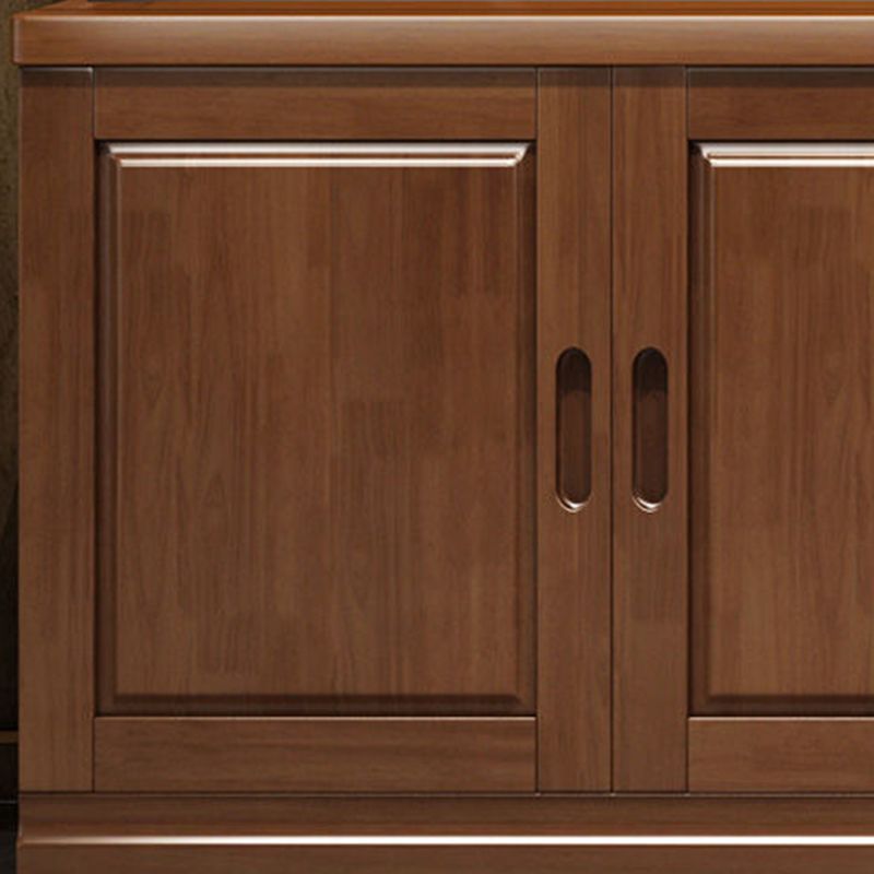 Console TV in legno massiccio tradizionale Open Car stoccaggio TV con mobile