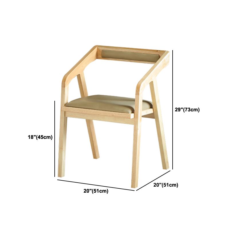 Modern 1/2/3/4/5 Pieces Dining Set Rectangle Solid Wood Legs Dinette Set in Natural Clearhalo 'Dining Room Sets' 'Dining Tables & Seating' 'dining_room_set' 'furn' 'furn_dining_room_set' 'Furniture' 'Kitchen & Dining Furniture' 1200x1200_60dd34ea-8cd6-42e1-96c2-4e81629c8c5e