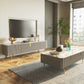 Console porta TV con contenitore chiuso Console multimediale TV in pietra con gambe