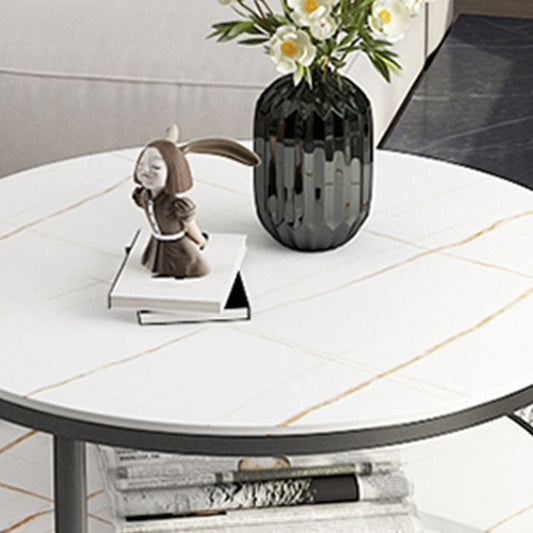 17 "Hコンテンポラリーコーヒーテーブルラウンドストーンカクテルテーブル