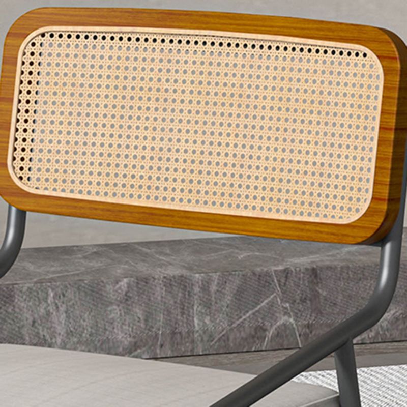 Industrial Style Linen Fabric Dining Chairs Open Back Dining Side Chairs Clearhalo ' kitchen&dining_furn' 'Dining Chairs' 'Dining Tables & Seating' 'dining_chair' 'furn' 'furn_dining_chair' 'Furniture' 'furniture_dining_chair' 'Kitchen & Dining Furniture' 'kitchen' 1200x1200_60df7843-6817-4382-8680-6c8619c54a66