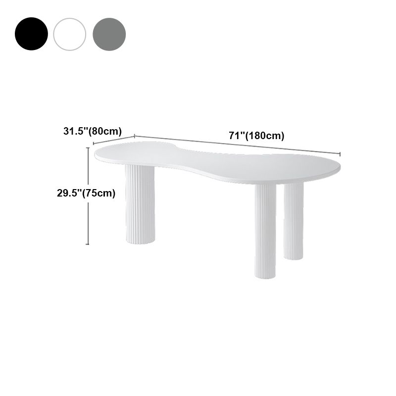 Home Office Writing Desk Industrial Style Solid Wood Writing Desk Clearhalo 'furn' 'furn_office_desk' 'Furniture' 'furniture_office_desk' 'Office Desks' 'Office Furniture' 'office_desk' 1200x1200_60dfa80d-8161-463e-bf55-3b23544cf6da