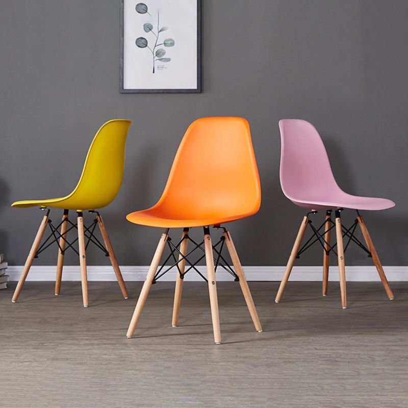 Wood Scandinavian Kitchen Dining Room Side Chair Solid Back Chair Clearhalo ' kitchen&dining_furn' 'Dining Chairs' 'Dining Tables & Seating' 'dining_chair' 'Furniture' 'furniture_dining_chair' 'Kitchen & Dining Furniture' 'kitchen' 1200x1200_60e1a6fa-a486-4902-a251-8700e032ca9d