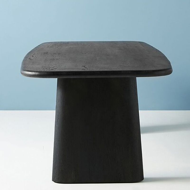Contemporary Dining Table Natural Solid Wood Dining Table with Double Pedestal Clearhalo 'Dining Tables & Seating' 'Dining Tables' 'dining_table' 'furn' 'furn_dining_table' 'Furniture' 'furniture_dining_table' 'Kitchen & Dining Furniture' 'kitchen' 'kitchen_dining_table' 1200x1200_60e4ce87-d38e-4449-a91c-2a0b2fd72e45