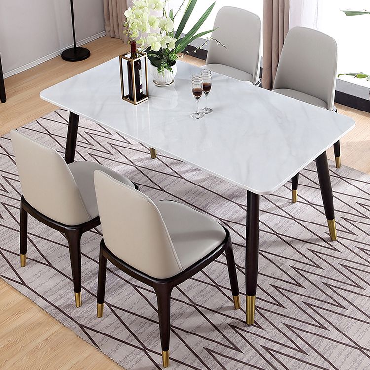 Glam Style Side Dining Chairs Faux Leather Dining Chairs for Dining Room Clearhalo 'Dining Chairs' 'Dining Tables & Seating' 'dining_chair' 'furn' 'furn_dining_chair' 'Furniture' 'furniture_dining_chair' 'Kitchen & Dining Furniture' 1200x1200_60e6f475-bca8-414f-a087-54771cdf5cbd