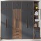 Contemporary Wardrobe Armoire Engineered Wood Wardrobe Closet
