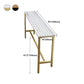 Metal Rectangle Fixed Table Bistro Bar Desk Outdoor Modern Bar Height Cocktail Table Clearhalo 'Bar Furniture' 'Bar Tables' 'bar_tables' 'furn' 'furn_bar_tables' 'Furniture' 'furniture_bar_tables' 'Kitchen & Dining Furniture' 1200x1200_60e85e05-d2ee-4d5f-bf37-fb0d780de49f