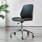 Faux Leather Office Chair Chrome Frame Armless Ergonomic Computer Desk Chair Clearhalo 'furn' 'furn_office_chair' 'Furniture' 'Office Chairs' 'Office Furniture' 'office_chair' 1200x1200_60e98872-df0a-4a41-82e3-f60dd6e59126