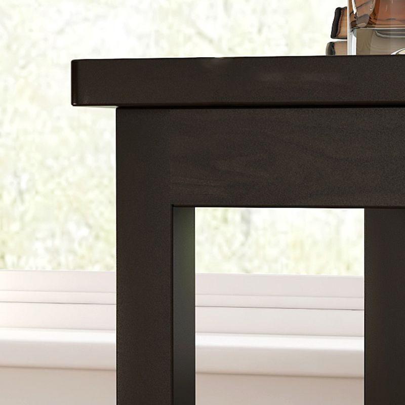 Tavolino di stoccaggio in legno moderno a 4 gambe tavolino per soggiorno