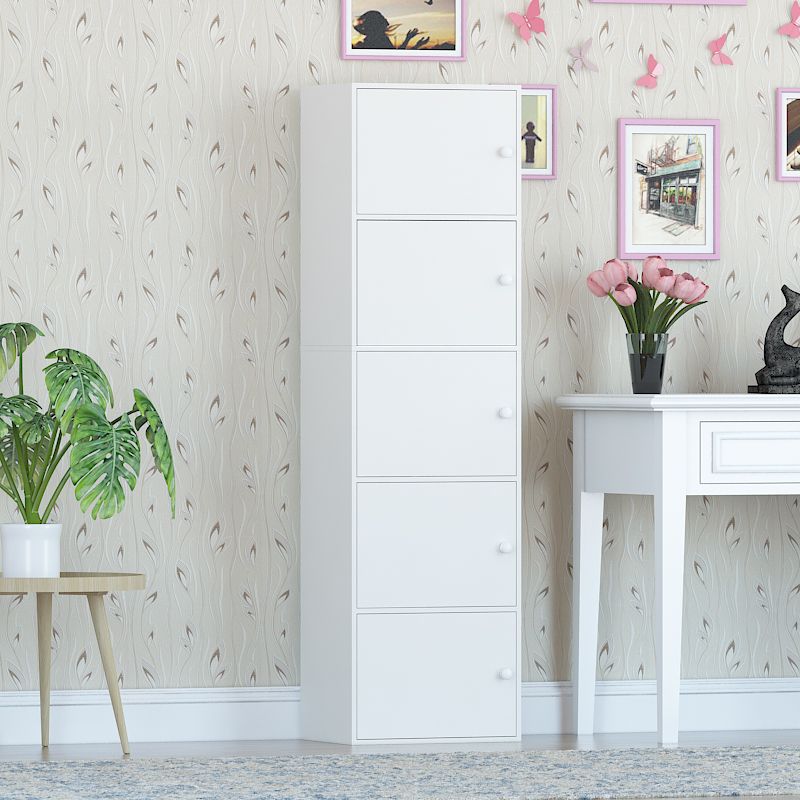 Manufactured Wood Standard Bookcase Contemporary Vertical Shelf with Cabinets Clearhalo 'Bookcases' 'furn' 'furn_bookcases' 'Furniture' 'furniture_bookcases' 'kitchen' 'kitchen_bookcases' 'Living Room Furniture' 'Office Furniture' 1200x1200_60ea19b2-6471-424d-9b8a-5f97674dbaa0