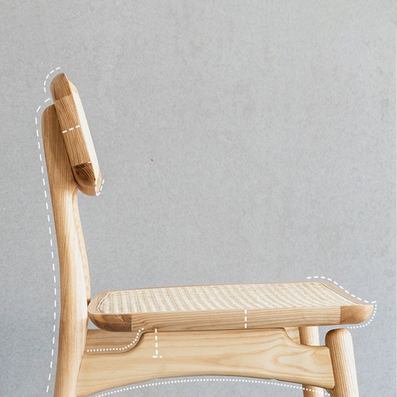 Modern Style Side Chair Solid Wood Restaurant Dining Side Chair Clearhalo 'Dining Chairs' 'Dining Tables & Seating' 'dining_chair' 'furn' 'furn_dining_chair' 'Furniture' 'furniture_dining_chair' 'Kitchen & Dining Furniture' 1200x1200_60ea5cff-46fe-4a70-a365-aa6077e73046