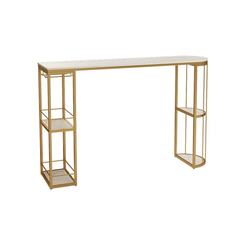 Glam Style Fixed Bar Table 1/2/3 Pieces Stone Counter Table for Dining Room Clearhalo 'Bar Furniture' 'furn' 'furn_home_bar_bar_sets' 'Furniture' 'Home Bars & Bar Sets' 'home_bar_bar_sets' 'Kitchen & Dining Furniture' 1200x1200_60ebfd0c-92bc-4bf6-9f3e-9a8f3e188894