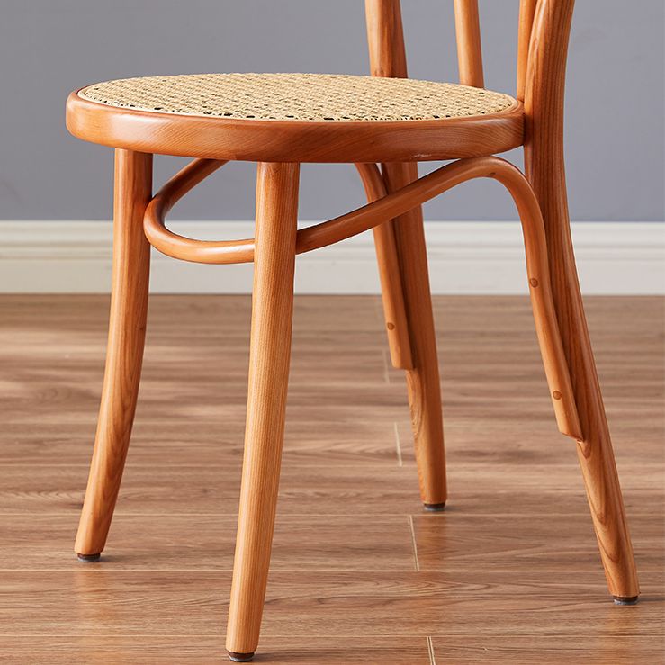 Country Style Wood Dining Chair Open Back Dining Side Chair for Home Use Clearhalo ' kitchen&dining_furn' 'Dining Chairs' 'Dining Tables & Seating' 'dining_chair' 'furn' 'furn_dining_chair' 'Furniture' 'furniture_dining_chair' 'Kitchen & Dining Furniture' 'kitchen' 1200x1200_60ec875f-5231-4ec7-aeb0-2a26d1f8b7c6
