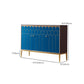 Server mobile sideboard in legno glam con gambe in acciaio