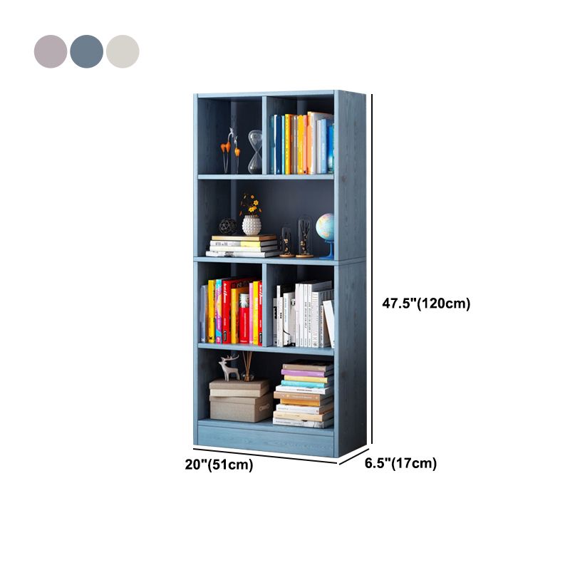 Scandinavian Style Bookshelf Engineered Wood Bookcase for Home Office Study Room Clearhalo 'Bookcases' 'Furniture' 'furniture_bookcases' 'kitchen' 'kitchen_bookcases' 'Living Room Furniture' 'Office Furniture' 1200x1200_60ee1683-3e0c-4856-b31c-ccdba6c14acd