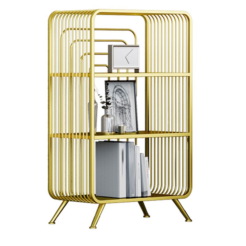 Moderner Stil Open Back Backing Booking Metal Bücherregal für Home Office