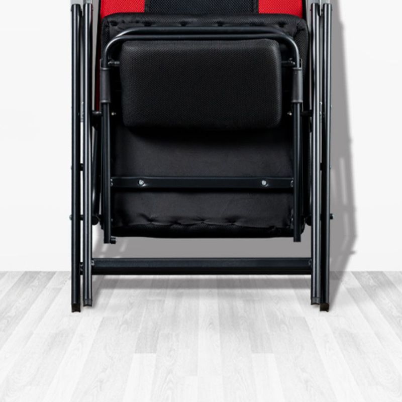 Standard manuale di reclinabile singolo in metallo contemporaneo con braccio