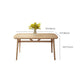 Light Wood Finish Table Modern Rectangle Dining Table for Home Clearhalo 'Dining Tables & Seating' 'Dining Tables' 'dining_table' 'furn' 'furn_dining_table' 'Furniture' 'Kitchen & Dining Furniture' 1200x1200_60ef5f60-5eac-4e05-bc6f-08121fbf2ca3