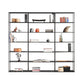 Industrial Style Bookshelf in Black Iron Shelf for Study Room Office with 5 Open Shelves Clearhalo 'Bookcases' 'furn' 'furn_bookcases' 'Furniture' 'furniture_bookcases' 'kitchen' 'kitchen_bookcases' 'Living Room Furniture' 'Office Furniture' 1200x1200_60f04f35-1556-465a-a3bd-9e0958e9dc91