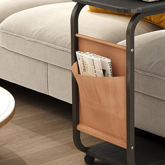 Modern Wood Corner Table Side Rectangular End Table with Storage Clearhalo 'Coffee & Accent Tables' 'End & Side Tables' 'end_side_tables' 'furn' 'furn_end_side_tables' 'Furniture' 'Living Room Furniture' 1200x1200_60f063b1-ec18-49c7-af6c-bfd9057ad34a