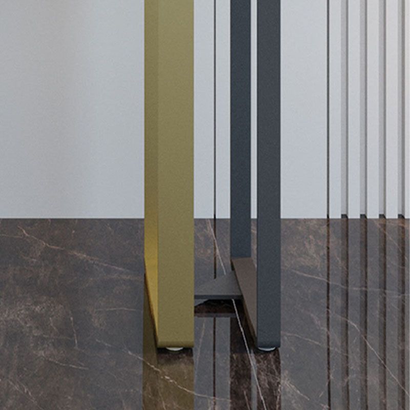 Tabella della console di pietra moderna 14 "W del tavolo di accento resistente alle macchie W per Hall