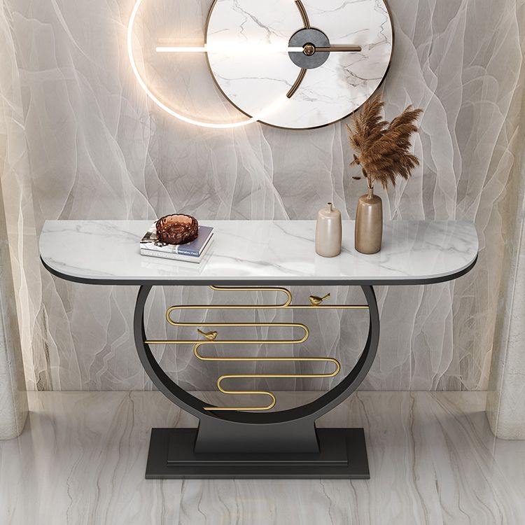 Console resistente a graffi Tabella 11,8 pollici di larghezza di ardesia contemporanea