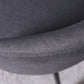 Contemporary Kitchen Dining Side Chair Upholstered Dining Chair in Grey