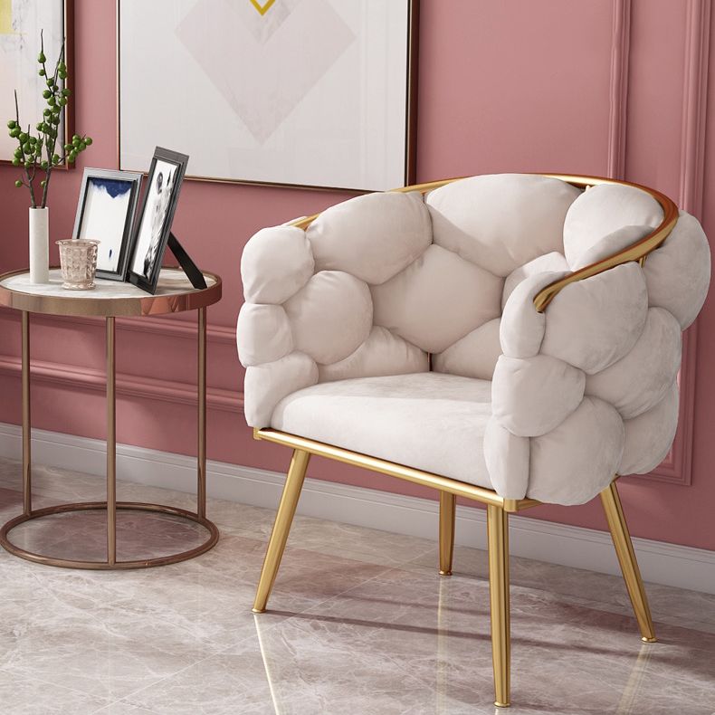 Scandinavian Velvet Armless Dining Chair Upholstered Solid Back Single Chair Clearhalo ' kitchen&dining_furn' 'Dining Chairs' 'Dining Tables & Seating' 'dining_chair' 'furn' 'furn_dining_chair' 'Furniture' 'furniture_dining_chair' 'Kitchen & Dining Furniture' 'kitchen' 1200x1200_60f5a105-4d3b-4cc9-8613-d03e94b890ea