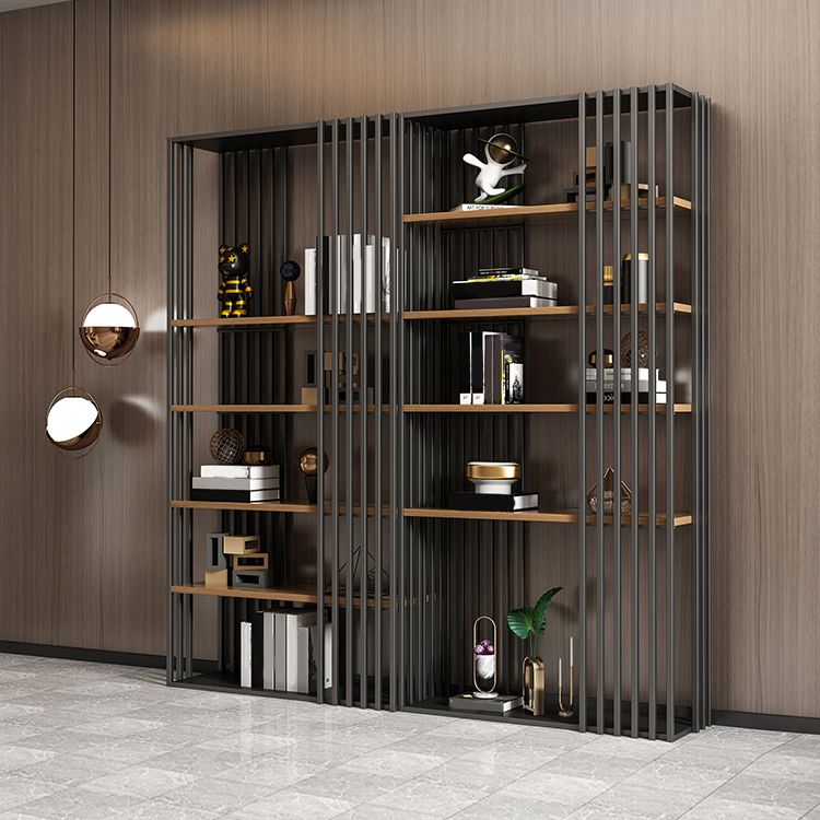 Open Metal Etagere Bookcase Industrial Shelf Bookcase with Shelves Clearhalo 'Bookcases' 'furn' 'furn_bookcases' 'Furniture' 'furniture_bookcases' 'kitchen' 'kitchen_bookcases' 'Living Room Furniture' 'Office Furniture' 1200x1200_60f6b61a-871b-46b7-99e9-14b5ecce0304