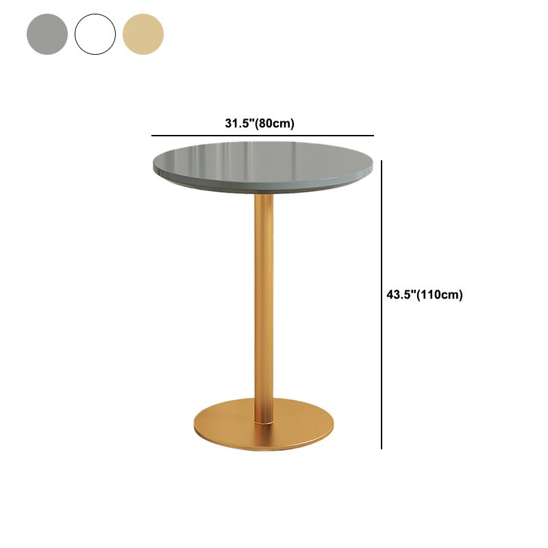 Iron Bar Table Industrial Bar Height Cocktail Table with Pedestal Clearhalo 'Bar Furniture' 'Bar Tables' 'bar_tables' 'furn' 'furn_bar_tables' 'Furniture' 'Kitchen & Dining Furniture' 1200x1200_60fa5bf3-b779-4ca4-bc2e-966c4c137f8e
