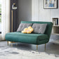 36.22" H Faux Leather Sleeper Sofa Armless Upholstered Sofa Bed in Green Clearhalo 'furn' 'furn_futons' 'Furniture' 'Futons & Daybeds' 'Futons' 'Living Room Furniture' 1200x1200_60fa8382-f6ba-4dad-a33d-f434ffaf9d8b