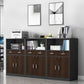 Modern Vertical File Cabinet Wood Filing Cabinet with Locking Drawers