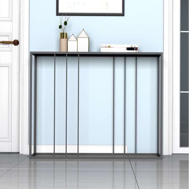 29.53 "Mesa de consola de hierro de acento moderno de 29.53" con 1 estante