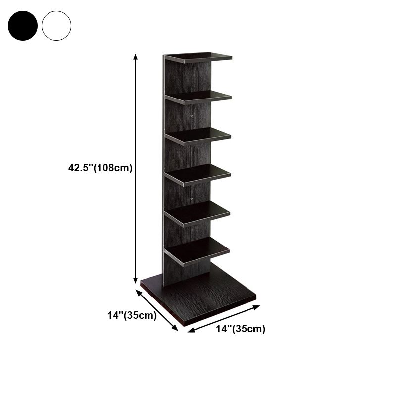 Invisible Bookshelf Contemporary Style Open Back Bookcase for Home Office Clearhalo 'Bookcases' 'furn' 'furn_bookcases' 'Furniture' 'furniture_bookcases' 'kitchen' 'kitchen_bookcases' 'Living Room Furniture' 'Office Furniture' 1200x1200_60fc1cb3-99ba-4c23-93ab-d10854d0ea88
