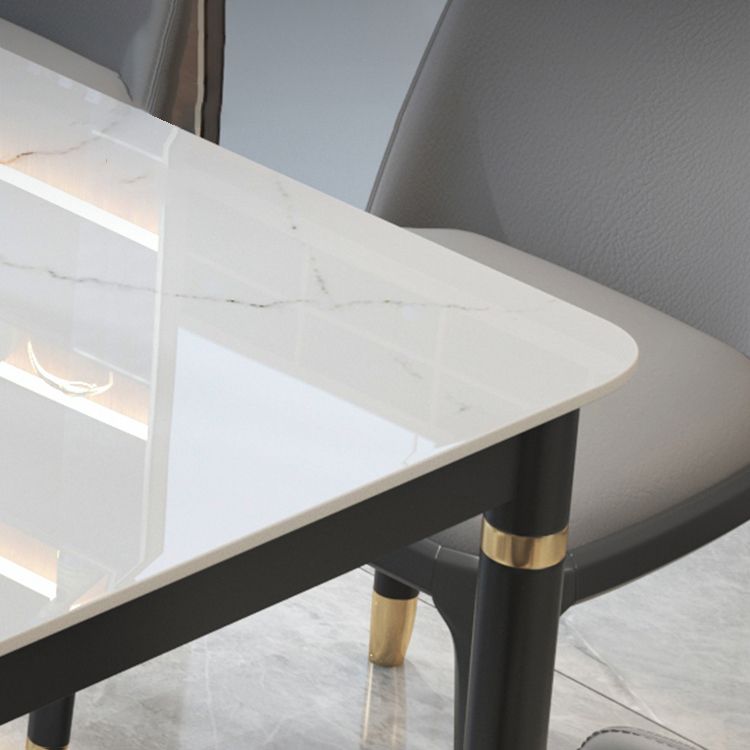 Solid Wood Modern Rectangle Dining Table Sintered Stone Table for Dining Room and Kitchen Clearhalo ' dining_table' 'Dining Tables & Seating' 'Dining Tables' 'furn' 'furn_dining_table' 'Furniture' 'furniture_dining_table' 'Kitchen & Dining Furniture' 'kitchen&dining_furn' 'kitchen' 'kitchen_dining_table' 1200x1200_60fde5bd-b395-4d1c-a894-cbb5feb54428