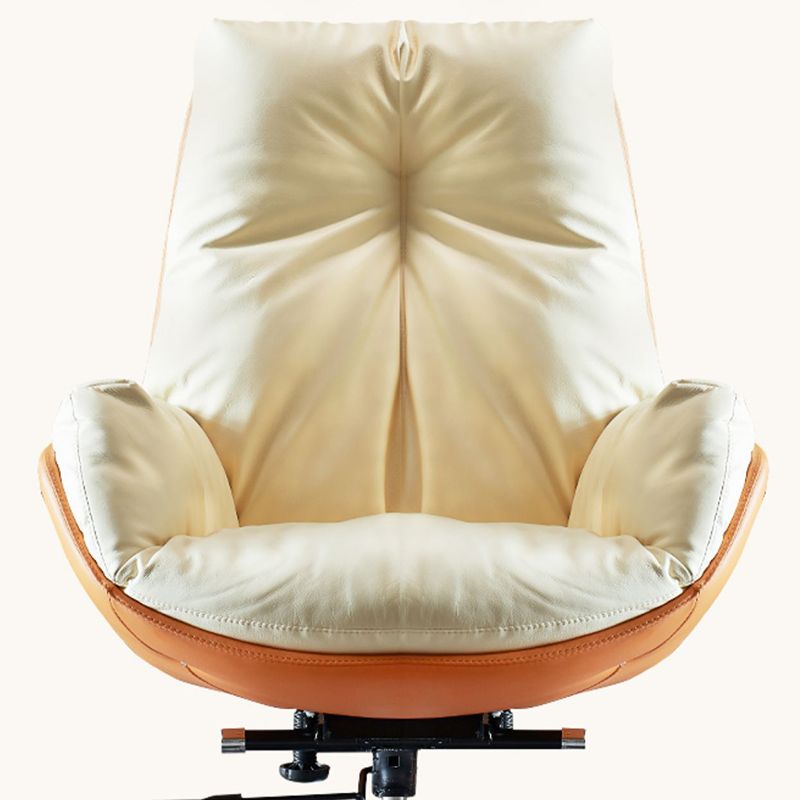 Sedia da ufficio a diapositiva moderna sedia da scrivania ad altezza del sedile regolabile a braccio con ruote