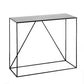 Contemporary Console Accent Table Antique Finish Sofa Console Table in Metal