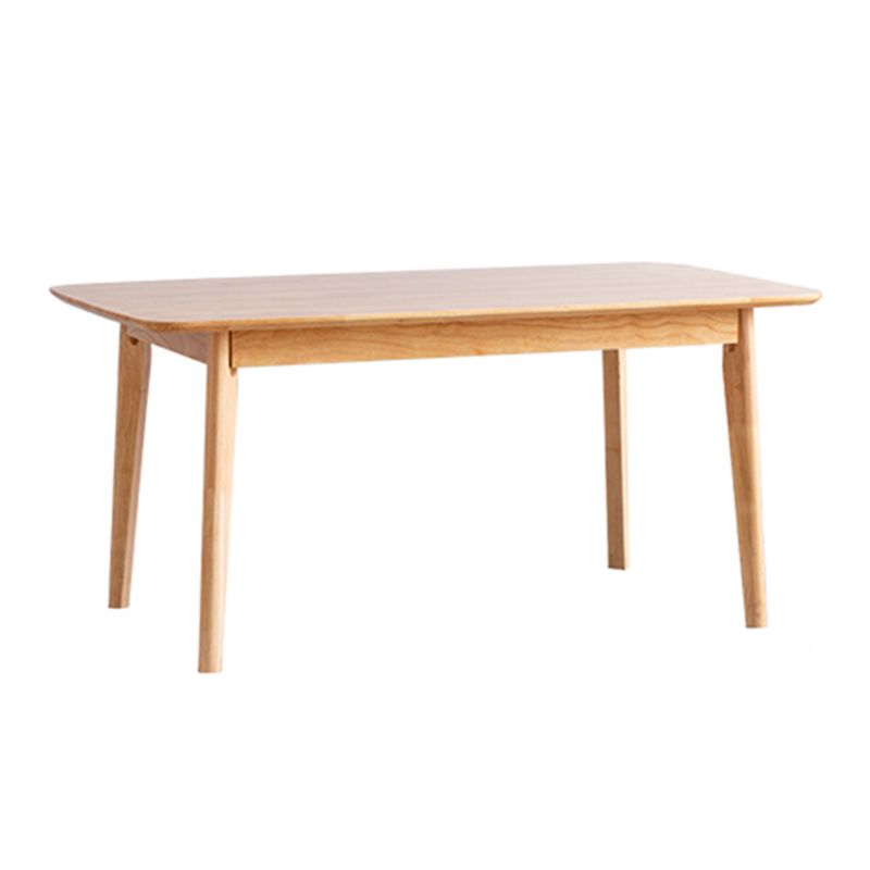 Modern Rectangle Dining Table Solid Wood 4 Legs Dining Table for Home Use Clearhalo ' dining_table' 'Dining Tables & Seating' 'Dining Tables' 'furn' 'furn_dining_table' 'Furniture' 'furniture_dining_table' 'Kitchen & Dining Furniture' 'kitchen&dining_furn' 'kitchen' 'kitchen_dining_table' 1200x1200_61007b28-604f-4b3f-9833-bd939d684522