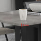 Contemporary Style Folding Dining Table Rectangle Table for Home Clearhalo ' dining_table' 'Dining Tables & Seating' 'Dining Tables' 'furn' 'furn_dining_table' 'Furniture' 'furniture_dining_table' 'Kitchen & Dining Furniture' 'kitchen&dining_furn' 'kitchen' 'kitchen_dining_table' 1200x1200_6101fadf-31e2-4f25-bfde-c31c0d828623