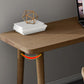 Mesa de escritura de madera sólida mesa de trabajo de estilo moderno para dormitorio